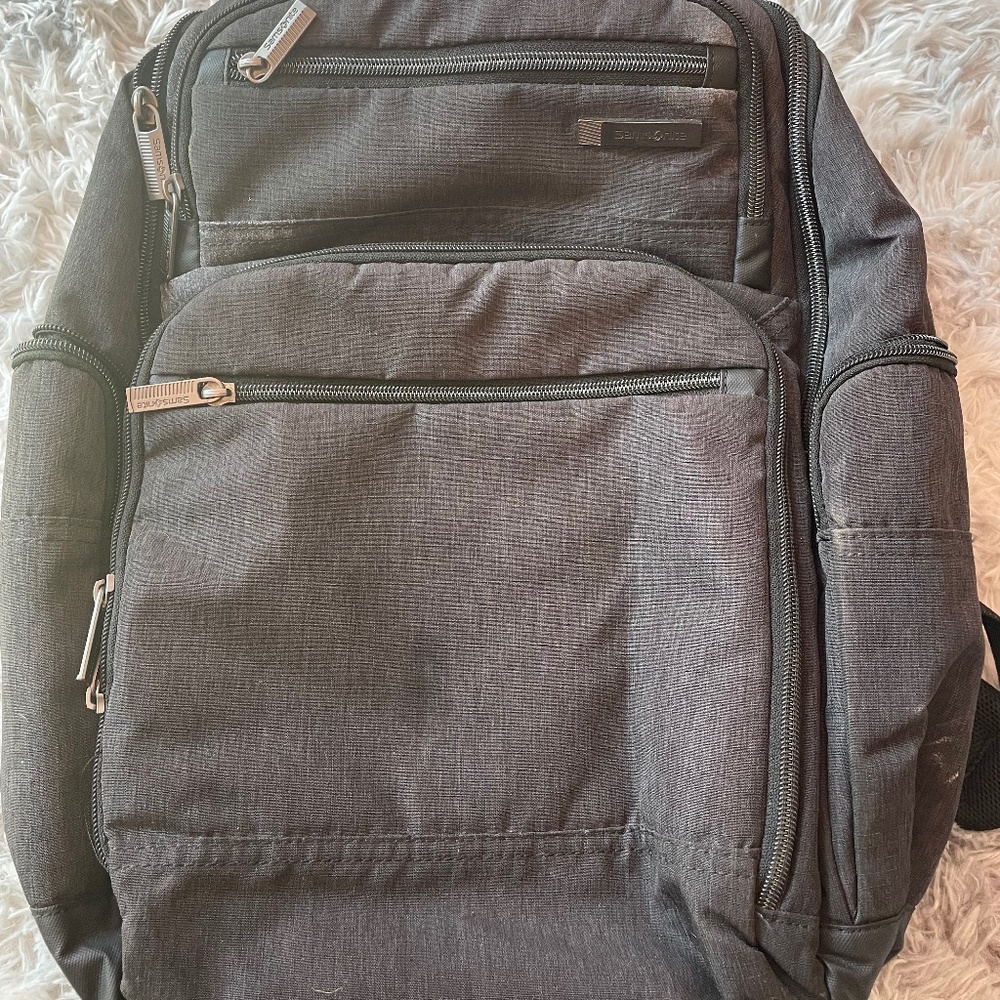 Samsonite Charcoal Gray Computer Backpack - image 1